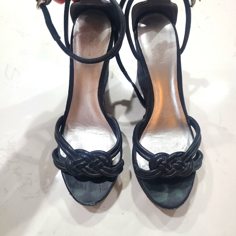 Coach wedge sandals